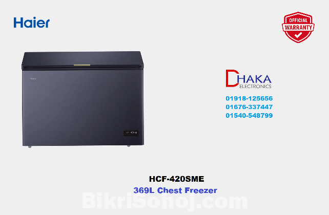 Haier 369L HCF-420SME Chest Freezer Official
